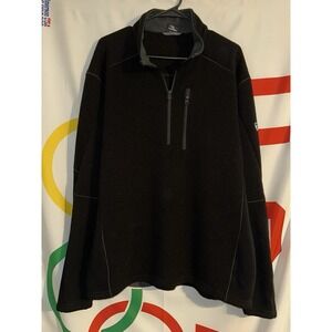 Kuhl 1/4 Zip Pullover Sweatshirt Mens 2XL Black Outdoor Hiking